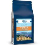 Lakes Heritage 50% Premium Turkey & Cranberry, Grain-Free Dog Food, Omega 3 Supplement, Supports Digestive Health 12KG