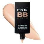 MARS BB Cream Lightweight Foundation | Blendable BB Cream for Women | Colour Correction for All Skin Types (30 ml) (Fair)