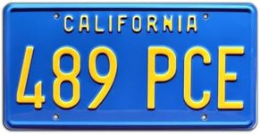 Transformers | 489 PCE | Metal Stamped License Plate