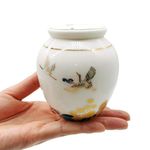 Small Cremation Keepsake Decorative Urns for Human Ashes - Pet Memorial Animal Memory Box Mini Sharing Funeral Urn for Adult Dog Cat Ashes