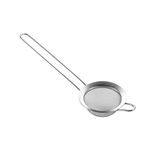 SUNWUKIN 304 Stainless Steel 3.15 inch Fine Mesh Strainers for Kitchen, Colander-Skimmer with Handle, Sieve Sifters for Food, Tea, Rice, Oil, Noodles, Fruits, Vegetable 3inch