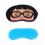 Jenna Fabric Girl Specks Ice Gel Eye Mask For Insomnia, Meditation, Puffy Eye's And Dark Circles - Girlspecks,Multicolor