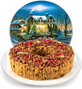 Beatrice Bakery Co. Original Fruitcake in Holiday Tin, Grandma's Old Fashioned Fruit and Nut Freshly Made, Brandy, Bourbon and Rum Fruitcake, Est. 1917 (32 oz Tin)