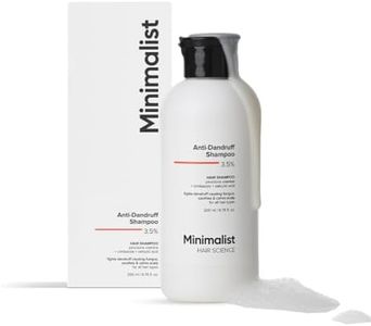 Minimalist Anti-Dandruff Shampoo | Clarifying Shampoo with Salicylic Acid, Climbazole & Piroctone Olamine | Remove Flakes, Soothes Itchy Scalp & Reduces Dandruff | Sulphate-Free | Fragrance-Free | Suitable for All Hair Types | For Women & Men | 200 ml