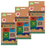 Runbugz Mosquito Repellent Printed Skull Patches For Baby's (30 Patches, Multicolor, Pack Of 3)