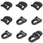 Norward Kayak Seat Repair Kit Compatible with Lifetime Emotion Seat Contain Seat Clips and Hooks Fits(Pack of 4)