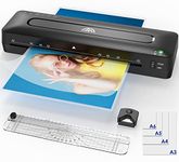 A3 Laminator Machine Laminating Machine - Cold and Thermal Laminator with Laminating Sheets for A3/A4/A5/A6, 5-in-1 Lamination Machine with Paper Trimmer and Corner Rounder for Home Office School