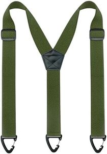 JEMYGINS Hidden Olive Green Suspenders for Men Under Clothes with 3 Snap Loop (1.5" Wide) (5)