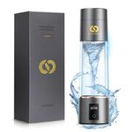 2024 Advanced Hydrogen Water Bottle - 4400ppb Ionized Alkaline Water Generator, SPE/PEM Tech, Odorless, Chlorine-Free. Ideal for Daily Hydration, Enhances Metabolism & Immunity. Perfect Health Gift