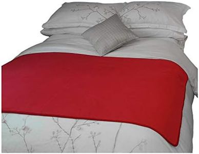 TOP Waterproof Blanket - Keeps Everything 100% Dry - No Matter How Wet It Gets! Deluxe Bed Mattress and Furniture Protector for People and Pets, Soft Fleece (Red Gray Reversible, MidSize 60x40)