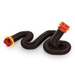 Camco RhinoFLEX 10ft RV Sewer Hose Extension Kit with Swivel Fitting, Extend Your Sewer Hose to Fit Your Needs, Frustration Free-Packaging