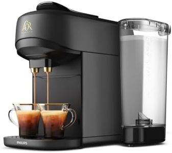 Philips L’OR BARISTA Absolu Capsule Coffee Machine – 19 Bar System, Dual Capsule Recognition, Enjoy Over Ice, Intensity Boost, XXL Capsules Compatible, Deep Black (LM9512/60)