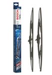 Bosch Wiper Blade Twin Spoiler 584S, Length: 530mm/475mm – Set of Front Wiper Blades