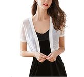 Malarocoby Fashion Women Chiffon Bolero Shrug Jacket Cardigan Dress Shawl