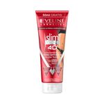 Eveline Cosmetics Slim Extreme 4D Thermoactive Anti-Cellulite Slimming Fat Burning Cream for Women | 250 ML | Body Shaping Extreme Formula | Warming Effect | Slim Legs, Waist and Flat Belly