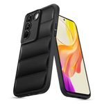 KARWAN® Puffer Edition Silicone Case Cover for Vivo V27 Pro | Scratch Resistance Mobile Cover, Camera Protection Case Compatible with Black