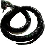 Munmoll FunRubber Snake Toy Real Cobra 28 Inches Prank Toy Cobra for Kids Black Colour Rubber Snake Prank Toy Big Size