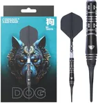 CUESOUL Chinese Zodiac ‘Dog’20g Soft Tip 90% Tungsten Dart Set with Titanium Coated and Integrated ROST T19 Flight