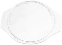 PRETYZOOM Microwave Oven Glass Lid Reusable Microwave Covers for Food Splatter Cover for Microwave Splatter Reusable Microwave Food Cover Oven Cover Splatter Cover Food Covers Glass Cover