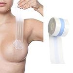 Breast Lift Tape for Large Breasts, Strapless Adhesive Sticky Push Up Bra Tape Waterproof Breathable, Bob Tape Lift for Breast Boob Lift Tape, Body Tape Bra Lift Chest Support Tape for Women, 5m*5cm