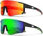 KALIYADI Polarized Sports Sunglasses-Men Running-Sunglasses-for-Women: Mens Sunglasses Polarized UV Protection Cycling Driving Fishing