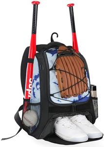 Goloni Youth Baseball Bag,Softball Bag with Shoes Compartment,Baseball Backpack with Fence Hook for TBall Bat & Equipment