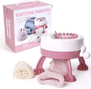 Hand Knitting Machine, Knitting Round Loom, 22 Needles DIY Knitting Machine, Adult and Children Knitting Machine Kit, Knitting Loom Machines Weaving Loom Kit for Sock, Hat, Scarves