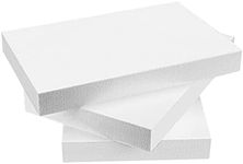 AMZQNART Craft Foam Blocks, 2 in Thick 17x11 EPS Polystyrene Rectangle Foam Blocks Packs of 3 Pcs for Art Sculpting, Sculpture, Modeling, School and Home DIY.