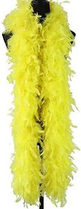 Fearafts Esponjosa Boa De Plumas De Marabú Decoración De Plumas De Pavo Boa Para Manualidades, Accesorios De Navidad, Carnaval, Teatro Aprox. Aproximadamente 90 G