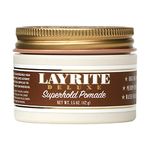 Layrite Superhold Pomade 42g | High Hold | Water Soluble | Medium Shine