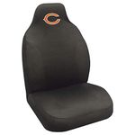 FANMATS - 15606 NFL Chicago Bears Embroidered Seat Cover, Black, 20"x48"