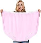 Granny Panties Gag Gifts for Women, Funny Giant Novelty Undies White Elephant Gift for Adults Prank (Pink)