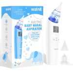 Watolt Baby Nasal Aspirator - Electric Nose Suction for Baby - Automatic Booger Sucker for Infants - Battery Powered Snot Sucker Mucus Remover for Kids Toddlers