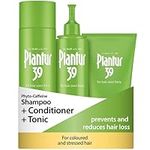 Plantur 39 Caffeine Shampoo Conditioner and Tonic Prevents and Reduces Hair Loss | Coloured and Stressed Hair | Unique Formula Supports Hair Growth | 250ml Shampoo | 150ml Conditioner | 200ml Tonic