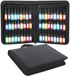 Portable Zippered Key Case, Portable Key Organizer with Handle, Waterproof & Fireproof Key Binder with 54 Hooks and Tags, Key Box Organizer for Estate Sales, Hotel Executives, Landlord, Car Rental