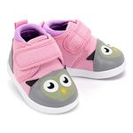 ikiki Squeaky Shoes for Toddlers with On/Off Squeaker Switch (7 M US Toddler, Dr. Owlivia Hoot)