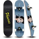 PHOEROS Skateboards-Complete Skateboard for Beginners Teens Kids Boys Girls-31’’x8’’ Skate Board with Canadian Maple Cruiser Pro Skateboards, Long Boards Skateboard.