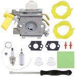 Wondrify 308054043 Carburetor for Ryobi Homelite SS26 SS30 CS30 25cc 26cc 30cc Trimmer Blower Weed Eater Parts 308054043 308054013 308054003 308054077 C1U-H60 Replace for Homelite UT32650 UT32601A