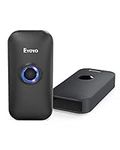 Eyoyo Mini 1D Bluetooth Barcode Scanner with Case, 3-in-1 Bluetooth & USB Wired & 2.4G Wireless Barcode Reader Portable Bar Code Scanning Work with Windows, Android, iOS, Tablets or Computers(Black)