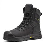 ROCKROOSTER Beaufort CSA Approved 8 Inch Waterproof Work Boots for Men, Composite Toe, Metal Free, Cut Resistant, EH Rated, PR, ASTM F2413 Safety Boots(VAK830 US 14)