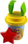KandyToys Emoji Face Bucket and Spade Beach Set Kids | Sand Bucket | Emoji Gift | Beach Toys