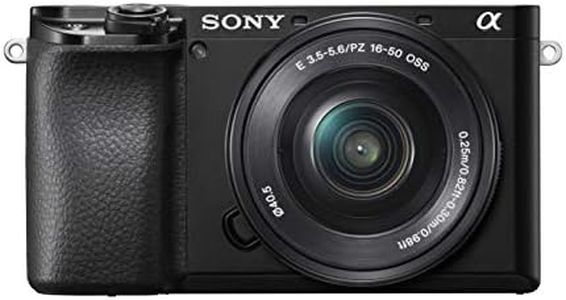 Sony Alpha A6100 Mirrorless Camera with 16-50mm Zoom Lens, Black (ILCE6100L/B)