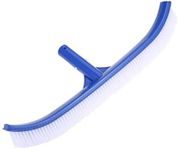 gohantee Swimming Pool Plastic Brush Head, 18 Inch Heavy-Duty Nylon Bristles Pool Brush Head, Plastic Cleaning Brush Head Designed for Cleans Walls Tiles Steps Floors Tubs