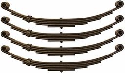 LIBRA Trailer Leaf Spring 5 Leaf Double Eye 3000# Cap for 6000# 6K Axle -Set 4