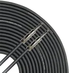 100 Feet Speaker Cable 16AWG Patch Cords - 100 ft 1/4 Inch to 1/4 Inch Professional Speaker Cables 100 Foot Black 16 Gauge Wire - Pro 100' Phono 6.3mm Cord 16G - Single