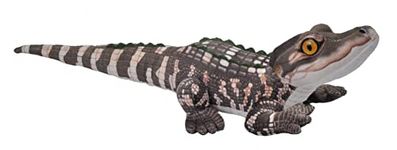 Wild Republic Living Stream Baby Alligator 12 Inches, Gift for Kids, Plush Toy, Great Novelty Gift for Fishermen and Sportsmen