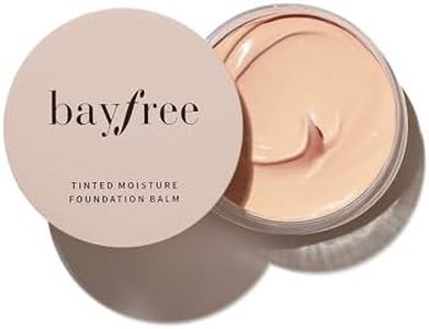 bayfree Tinted Moisture Foundation Balm, All-Day Wear Full Coverage Foundation, Hydrating & Weightless, Sweatproof & Humidity-Resistant, Buildable Natural Finish, Vegan Korean Makeup