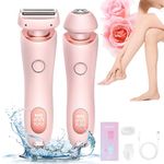 Byserene Electric Shaver, Eviay Premium Shaver, Comflux Razor, Eviay Womens Shaver, Elorixa Shaver, Elorixa Smooth Shave Pro, Wet and Dry Electric Shaver for Women, Painless Hair Removal, (Pink)
