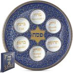 Elegant Ceramic Seder Plate Passove