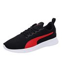 Puma unisex-adult Blaze Black-High Risk Red-White Running Shoe - 10 UK (19511003 )